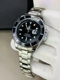 Rolex Submariner Date Watch - Silver Black